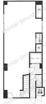 JLBグランエクリュ銀座1階の間取図