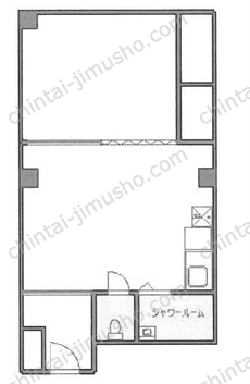 規格ビルの間取図