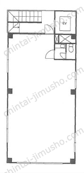 さかえビル3階の間取図