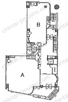 第一東商ビル2階の間取図
