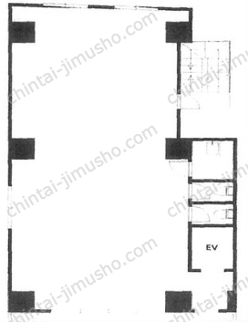 SANWA青山Bldg5階の間取図