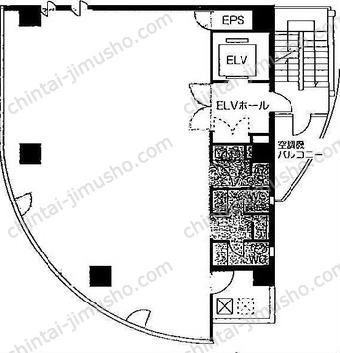 サワダビル／恵比寿ライズオフィス1st8階の間取図