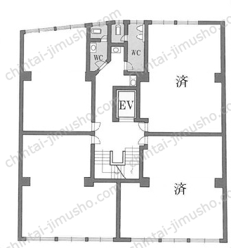 ヤマギビルの間取図