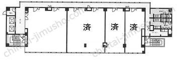 大田ステイタスビルの間取図