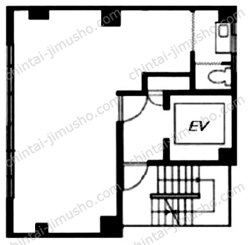 第2須賀ビル8Fの間取図