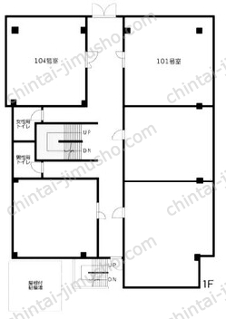 八王子繊維センタービル1Fの間取図