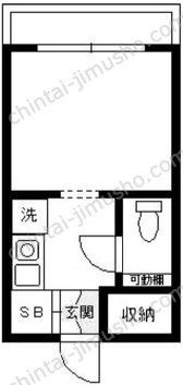 ノア道玄坂の間取図