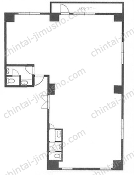 新宿エステートビル7階の間取図