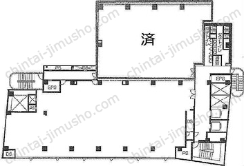 ラピロス六本木／MID POINT 六本木の間取図
