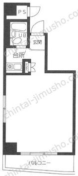 藤和日本橋人形町コープ5階の間取図