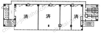 大田ステイタスビルの間取図