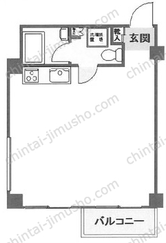 明石町ツインクロスの間取図