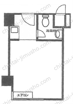 サンモール道玄坂3階の間取図