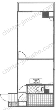 キャッスルマンション西新宿2階の間取図