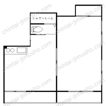 用賀15144階の間取図