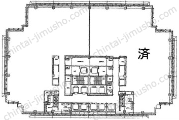 赤坂ガーデンシティの間取図