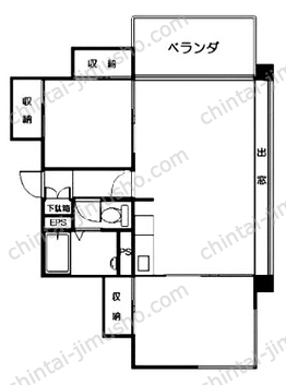 コーポヨコハマ5Fの間取図