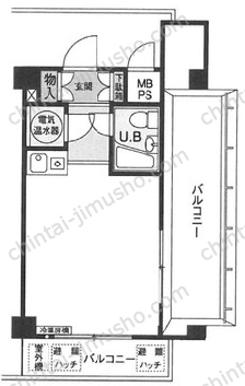 ルックハイツ横浜台町の間取図