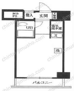 ルックハイツ横浜台町の間取図