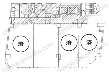 アブソルート横濱馬車道ビルの間取図