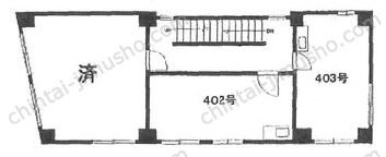 USビルの間取図