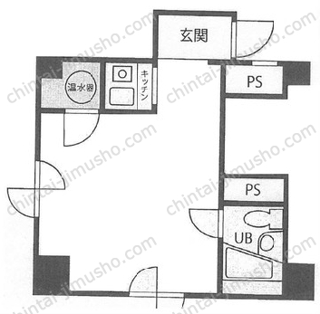 シャトレーイン横浜の間取図