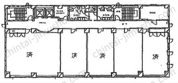 ヴァンテアンビルの間取図