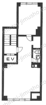 さくらマンション2階の間取図