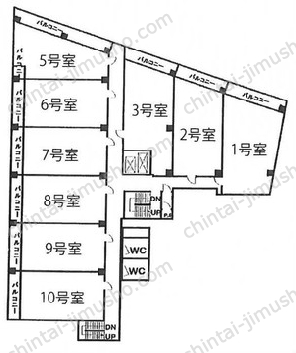 新陽ビルの間取図