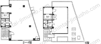 日月光ビル一棟の間取図