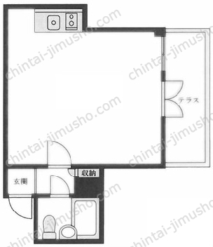 ベルテ代々木Ⅱの間取図