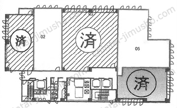 関内トーセイビルⅡの間取図