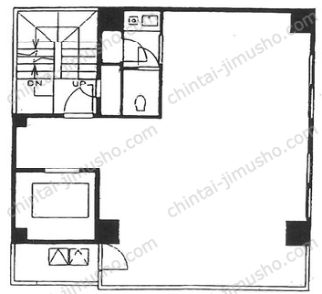SHINO 38 BLDG．5階の間取図