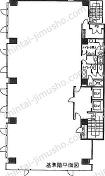 八丁堀NFビル2階の間取図