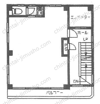サンワードビル3階の間取図