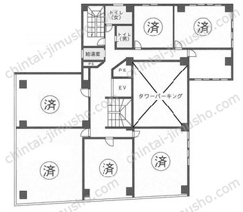 大同ビルの間取図