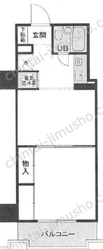 ライオンズマンションフェリス三田の間取図