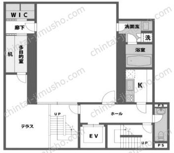 REXIED恵比寿の間取図