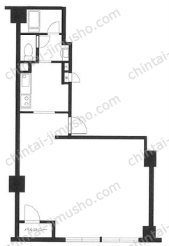 トーア新富マンション2階の間取図