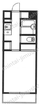 月村マンションNo.26の間取図