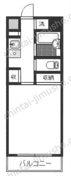 月村マンションNo.26の間取図