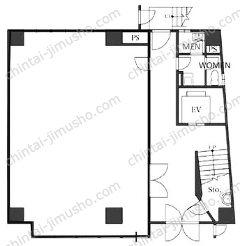 U biz本郷1Fの間取図