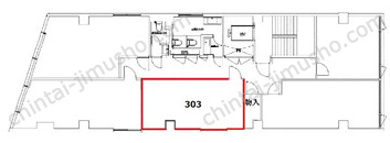 安和宝町ビル3Fの間取図