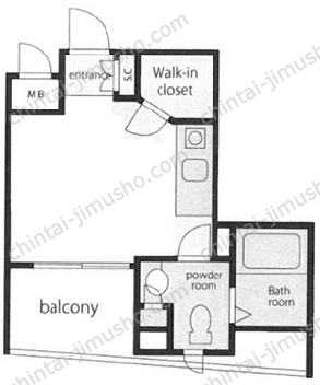 VORT銀座residenceの間取図