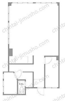 二葉ビル9階の間取図