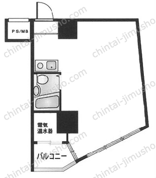 新宿ダイカンプラザ756の間取図