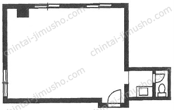新宿Qフラットビルの間取図