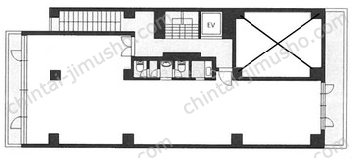 中銀ベル築地マンシオン／オフィスコオフィス築地の間取図