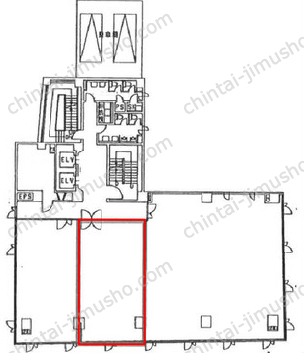 ECS第35ビル6階の間取図