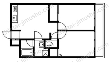 ジャコワ東日本橋マンションの間取図